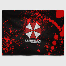 Плед 3D с принтом UMBRELLA CORP в Тюмени, 100% полиэстер | закругленные углы, все края обработаны. Ткань не мнется и не растягивается | biohazard | biohazard 7 | crocodile | fang | game | hand | monster | new umbrella | resident evil | resident evil 7 | umbrella | umbrella corp | umbrella corporation | zombie | обитель