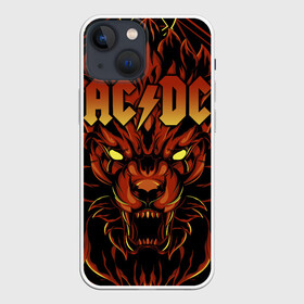 Чехол для iPhone 13 mini с принтом AC DC в Тюмени,  |  | ac dc | acdc | back in black | columbia | epic | force | guitar | pop | rock | vevo | ангус | блюз | рок | хард | янг