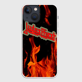 Чехол для iPhone 13 mini с принтом JUDAS PRIEST. в Тюмени,  |  | firepower | judas priest | бог металла | джудас прист | иуда прист | музыка | роб хэлфорд | рок | рок н ролл | хэви метал