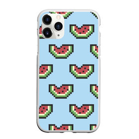 Чехол для iPhone 11 Pro Max матовый с принтом Пиксельный арбуз в Тюмени, Силикон |  | minecraft | арбуз | арбузы | майнкрафт | пиксели | пиксель | фрукт | фрукты | ягода | ягоды