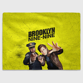 Плед 3D с принтом Brooklyn Nine-Nine в Тюмени, 100% полиэстер | закругленные углы, все края обработаны. Ткань не мнется и не растягивается | Тематика изображения на принте: 7 сезон | 99 участок | brooklyn nine nine | бруклин | бруклин 9 9 | комедия