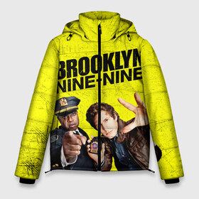 Мужская зимняя куртка 3D с принтом Brooklyn Nine-Nine в Тюмени, верх — 100% полиэстер; подкладка — 100% полиэстер; утеплитель — 100% полиэстер | длина ниже бедра, свободный силуэт Оверсайз. Есть воротник-стойка, отстегивающийся капюшон и ветрозащитная планка. 

Боковые карманы с листочкой на кнопках и внутренний карман на молнии. | 7 сезон | 99 участок | brooklyn nine nine | бруклин | бруклин 9 9 | комедия