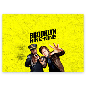 Поздравительная открытка с принтом Brooklyn Nine-Nine в Тюмени, 100% бумага | плотность бумаги 280 г/м2, матовая, на обратной стороне линовка и место для марки
 | Тематика изображения на принте: 7 сезон | 99 участок | brooklyn nine nine | бруклин | бруклин 9 9 | комедия