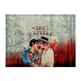 Обложка для студенческого билета с принтом THE HATTERS в Тюмени, натуральная кожа | Размер: 11*8 см; Печать на всей внешней стороне | Тематика изображения на принте: hatters | music | rock | музыка | рок