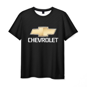 Мужская футболка 3D с принтом CHEVROLET в Тюмени, 100% полиэфир | прямой крой, круглый вырез горловины, длина до линии бедер | auto | chevrolet | sport | авто | автомобиль | автомобильные | бренд | марка | машины | спорт | шевролет