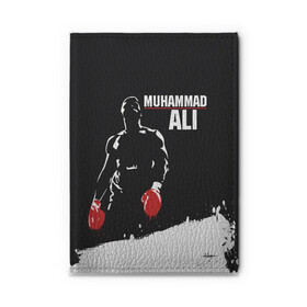 Обложка для автодокументов с принтом Muhammad Ali в Тюмени, натуральная кожа |  размер 19,9*13 см; внутри 4 больших “конверта” для документов и один маленький отдел — туда идеально встанут права | Тематика изображения на принте: ali | muhammad ali | the greatest | али | бокс | мухамед али | мухаммед али