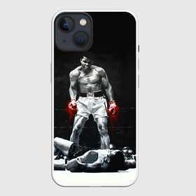 Чехол для iPhone 13 с принтом Muhammad Ali в Тюмени,  |  | ali | muhammad ali | the greatest | али | бокс | мухамед али | мухаммед али