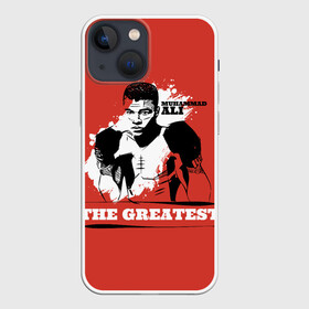 Чехол для iPhone 13 mini с принтом The Greatest в Тюмени,  |  | ali | muhammad ali | the greatest | али | бокс | мухамед али | мухаммед али