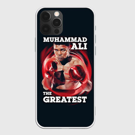 Чехол для iPhone 12 Pro с принтом Muhammad Ali в Тюмени, силикон | область печати: задняя сторона чехла, без боковых панелей | ali | muhammad ali | the greatest | али | бокс | мухамед али | мухаммед али