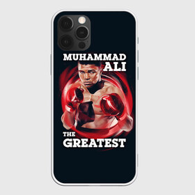 Чехол для iPhone 12 Pro Max с принтом Muhammad Ali в Тюмени, Силикон |  | Тематика изображения на принте: ali | muhammad ali | the greatest | али | бокс | мухамед али | мухаммед али