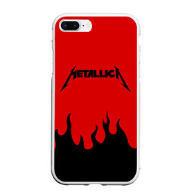 Чехол для iPhone 7Plus/8 Plus матовый с принтом METALLICA в Тюмени, Силикон | Область печати: задняя сторона чехла, без боковых панелей | metallica | джеймс хэтфилд | джейсон ньюстед | дэйв мастейн | кирк хэмметт | клифф бёртон | ларс ульрих | металлика | роберт трухильо