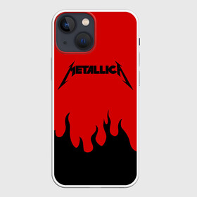 Чехол для iPhone 13 mini с принтом METALLICA в Тюмени,  |  | metallica | джеймс хэтфилд | джейсон ньюстед | дэйв мастейн | кирк хэмметт | клифф бёртон | ларс ульрих | металлика | роберт трухильо