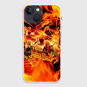 Чехол для iPhone 13 mini с принтом Judas Priest в Тюмени,  |  | judas | priest | грув метал | группа | рок | хард рок | хеви метал