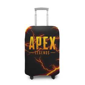 Чехол для чемодана 3D с принтом APEX LEGENDS в Тюмени, 86% полиэфир, 14% спандекс | двустороннее нанесение принта, прорези для ручек и колес | apex | apex legends | battle | battle royal | bloodhound | titanfall | wraith | апекс | апекс легендс | батл рояль | битва | война | каустик | королевская битва