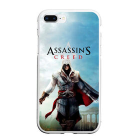 Чехол для iPhone 7Plus/8 Plus матовый с принтом Assassins Creed в Тюмени, Силикон | Область печати: задняя сторона чехла, без боковых панелей | blood | game | асасин | ассасин | ассасин крид | ассассин | ассассин крид | дезмонд майлс | дитя ассассинов | игра | кровь | надпись | оружие