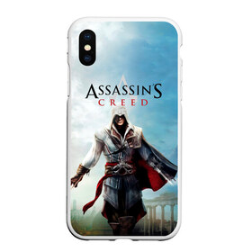 Чехол для iPhone XS Max матовый с принтом Assassins Creed в Тюмени, Силикон | Область печати: задняя сторона чехла, без боковых панелей | blood | game | асасин | ассасин | ассасин крид | ассассин | ассассин крид | дезмонд майлс | дитя ассассинов | игра | кровь | надпись | оружие