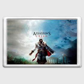 Магнит 45*70 с принтом Assassins Creed в Тюмени, Пластик | Размер: 78*52 мм; Размер печати: 70*45 | blood | game | асасин | ассасин | ассасин крид | ассассин | ассассин крид | дезмонд майлс | дитя ассассинов | игра | кровь | надпись | оружие