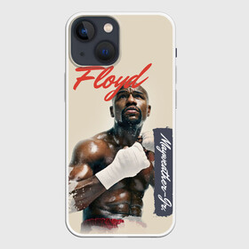 Чехол для iPhone 13 mini с принтом Floyd в Тюмени,  |  | floyd | floyd mayweather jr. | ssru | бокс | майвайзер | майвейзер | мейвезер | флойд мейвезер