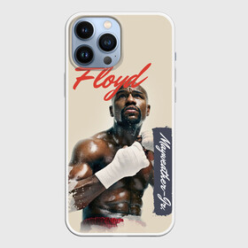 Чехол для iPhone 13 Pro Max с принтом Floyd в Тюмени,  |  | Тематика изображения на принте: floyd | floyd mayweather jr. | ssru | бокс | майвайзер | майвейзер | мейвезер | флойд мейвезер