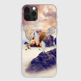 Чехол для iPhone 12 Pro Max с принтом Sea Sunset Horse в Тюмени, Силикон |  | вечернее небо | закат | конь | крылатый | крылья | легенды | летающий | лошадь | мистический | мифология | мифы | море | морской | облака | облачность | пегас | плед | погода | подушка | скалы | сумка