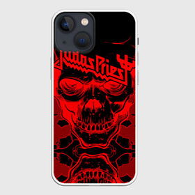 Чехол для iPhone 13 mini с принтом Judas Priest в Тюмени,  |  | breaking the law | judas priest | live | painkiller | гленн типтон | грув | метал | роб хэлфорд | рок | тим оуэнс | хард | хеви