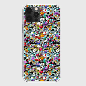 Чехол для iPhone 12 Pro Max с принтом Stickerboom в Тюмени, Силикон |  | art | bomb | graffiti | hearts | monsters | stars | stickerboom | stickers | texture | арт | бомба | вишня | граффити | звезды | монстры | мороженое | сердечки | стикербум | стикеры | текстура