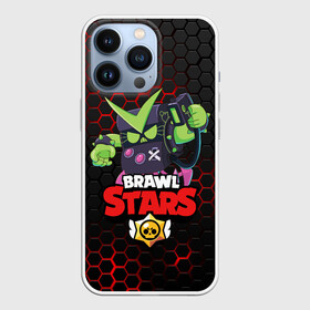 Чехол для iPhone 13 Pro с принтом BRAWL STARS VIRUS 8 BIT | БРАВЛ СТАРС (Z) в Тюмени,  |  | bibi | brawl stars | crow | el brown | leon | leon shark | max | mr.p | sally leon | shark | stars | werewolf | акула | биби | ворон | леон | оборотень | пингвин