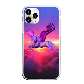 Чехол для iPhone 11 Pro матовый с принтом Dusk Sky Horse в Тюмени, Силикон |  | высота | закат | конь | крылья | легенды | летать | летающий | лошадь | мистический | мифология | мифы | небесный | небо | облака | облач | пегас | плед | подушка | полет | пурпурный | сумерки | сумка