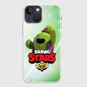 Чехол для iPhone 13 mini с принтом spike brawl stars в Тюмени,  |  | brawl | brawl stars | spike | бравл | бравл старс | спайк