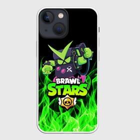 Чехол для iPhone 13 mini с принтом BRAWL STARS VIRUS 8 BIT в Тюмени,  |  | 8 bit | 8 бит | bibi | brawl stars | crow | el brown | leon | leon shark | max | mr.p | sally leon | shark | stars | virus | werewolf | акула | биби | вирус | ворон | леон | оборотень | пингвин