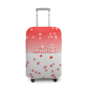 Чехол для чемодана 3D с принтом ROBLOX в Тюмени, 86% полиэфир, 14% спандекс | двустороннее нанесение принта, прорези для ручек и колес | 3d | roblox | игра | лого | логотип | надпись | онлайн | платформа | роблокс | эмблема