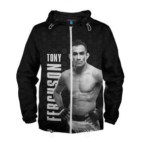 Мужская ветровка 3D с принтом EL CUCUY Tony Ferguson в Тюмени, 100% полиэстер | подол и капюшон оформлены резинкой с фиксаторами, два кармана без застежек по бокам, один потайной карман на груди | Тематика изображения на принте: el cucuy | ferguson | mma | tony | tony ferguson | ufc | арманн | бокс | борьба | джиу джитсу | кукуй | тони | тони фергюсон | фергюсон | эль | эль кукуй | энтони