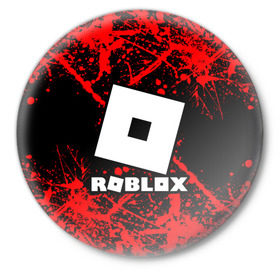 Значок с принтом Roblox. в Тюмени,  металл | круглая форма, металлическая застежка в виде булавки | game | roblox | блок | игра | игрушка | лего | майнкрафт | персонажи | персонажи из кубиков | роблокс | робот