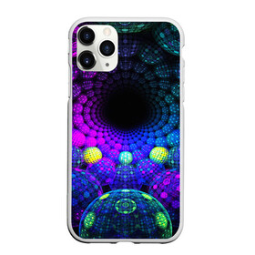 Чехол для iPhone 11 Pro Max матовый с принтом PSY NEON в Тюмени, Силикон |  | abstract | abstraction | color | fractal | geometry | paitnt | polygon | polygonal | psy | абстракция | геометрия | краски | неоновые | полигоны | психоделика | фрактал