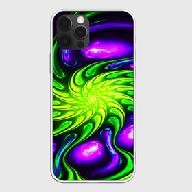 Чехол для iPhone 12 Pro Max с принтом NEON&ACID в Тюмени, Силикон |  | Тематика изображения на принте: abstract | abstraction | color | fractal | geometry | paitnt | polygon | polygonal | psy | абстракция | геометрия | краски | неоновые | полигоны | психоделика | фрактал