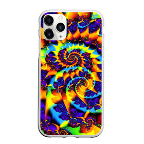 Чехол для iPhone 11 Pro Max матовый с принтом TIE-DYE COLOR в Тюмени, Силикон |  | abstract | abstraction | color | fractal | geometry | paitnt | polygon | polygonal | psy | абстракция | геометрия | краски | неоновые | полигоны | психоделика | фрактал