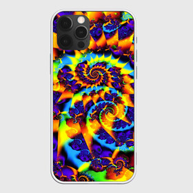 Чехол для iPhone 12 Pro Max с принтом TIE-DYE COLOR в Тюмени, Силикон |  | Тематика изображения на принте: abstract | abstraction | color | fractal | geometry | paitnt | polygon | polygonal | psy | абстракция | геометрия | краски | неоновые | полигоны | психоделика | фрактал