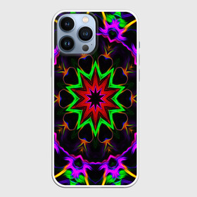 Чехол для iPhone 13 Pro Max с принтом COLORS DYE в Тюмени,  |  | abstract | abstraction | color | fractal | geometry | paitnt | polygon | polygonal | psy | абстракция | геометрия | краски | неоновые | полигоны | психоделика | фрактал