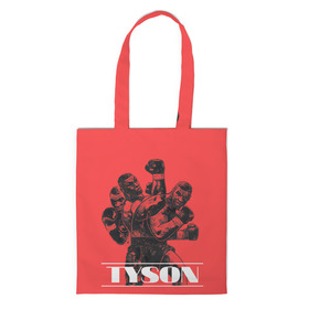 Шоппер 3D с принтом Tyson в Тюмени, 100% полиэстер | Плотность: 200 г/м2; Размер: 34×35 см; Высота лямок: 30 см | iron mike | iron mike tyson | mike tyson | бокс | железный майк | майк тайсон | таисон | тайсон