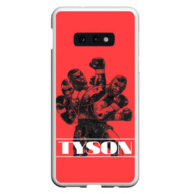 Чехол для Samsung S10E с принтом Tyson в Тюмени, Силикон | Область печати: задняя сторона чехла, без боковых панелей | Тематика изображения на принте: iron mike | iron mike tyson | mike tyson | бокс | железный майк | майк тайсон | таисон | тайсон