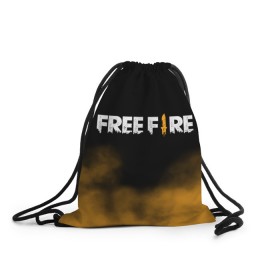 Рюкзак-мешок 3D с принтом Free fire в Тюмени, 100% полиэстер | плотность ткани — 200 г/м2, размер — 35 х 45 см; лямки — толстые шнурки, застежка на шнуровке, без карманов и подкладки | free fire | freefire | игра free fire | игра фрифаер | фри файр | фрифаер