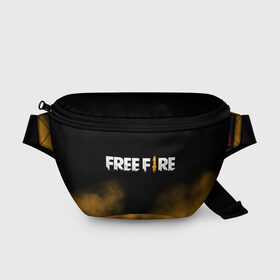 Поясная сумка 3D с принтом Free fire в Тюмени, 100% полиэстер | плотная ткань, ремень с регулируемой длиной, внутри несколько карманов для мелочей, основное отделение и карман с обратной стороны сумки застегиваются на молнию | free fire | freefire | игра free fire | игра фрифаер | фри файр | фрифаер