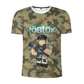 Мужская футболка 3D спортивная с принтом Roblox 23 February Camouflage в Тюмени, 100% полиэстер с улучшенными характеристиками | приталенный силуэт, круглая горловина, широкие плечи, сужается к линии бедра | 23 февраля | game | game roblox | logo roblox | online game | r | roblox | день защитника | день защитника отечества | игра | игра роблокс | лого | лого роблокс | логотип | надпись | онлайн игра | онлайн игра роблокс | роблокс