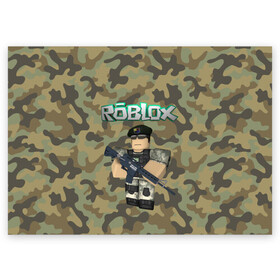 Поздравительная открытка с принтом Roblox 23 February Camouflage в Тюмени, 100% бумага | плотность бумаги 280 г/м2, матовая, на обратной стороне линовка и место для марки
 | 23 февраля | game | game roblox | logo roblox | online game | r | roblox | день защитника | день защитника отечества | игра | игра роблокс | лого | лого роблокс | логотип | надпись | онлайн игра | онлайн игра роблокс | роблокс