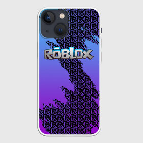 Чехол для iPhone 13 mini с принтом Roblox в Тюмени,  |  | game | game roblox | logo roblox | online game | r | roblox | игра | игра роблокс | лого | лого роблокс | логотип | надпись | онлайн игра | онлайн игра роблокс | роблокс