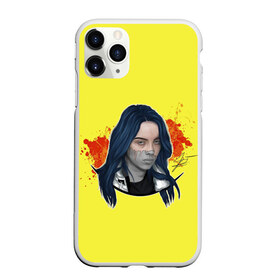 Чехол для iPhone 11 Pro Max матовый с принтом Billie Yellow and Red в Тюмени, Силикон |  | bad | bad guy | billi | billie | billie eilish | eilish | good girl | music | swag | айлиш | беляш | били | били айлиш | билли | билли айлиш | билли эйлиш | биляш | музка | певица | эйлиш