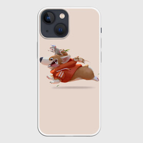 Чехол для iPhone 13 mini с принтом КОРГИ И МЫШАТА в Тюмени,  |  | animals | corgi | dogs | pets | puppies | queen | животные | корги | королева | песики | питомцы | собаки | щенки