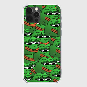 Чехол для iPhone 12 Pro Max с принтом Pepe The Frog в Тюмени, Силикон |  | Тематика изображения на принте: frog | meme | memes | pepe | pepe the frog | грустная жабка | лягушка | лягушонок пепе | мем | мемы