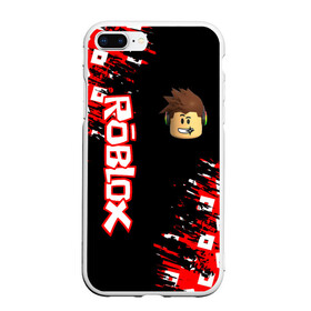 Чехол для iPhone 7Plus/8 Plus матовый с принтом ROBLOX в Тюмени, Силикон | Область печати: задняя сторона чехла, без боковых панелей | game | gamer | logo | minecraft | roblox | simulator | игра | конструктор | лого | симулятор | строительство | фигура