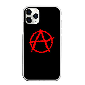 Чехол для iPhone 11 Pro Max матовый с принтом Анархия в Тюмени, Силикон |  | art | rock | sons of anarchy | анархия | арт | группа | егор летов | логотип | музыка | панк | панк рок | прикольная | рок | свобода | хаос